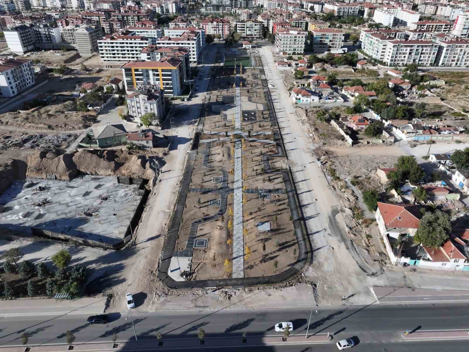 Karatay’da Çimenlik Mahalle Parkı’nda sona gelindi