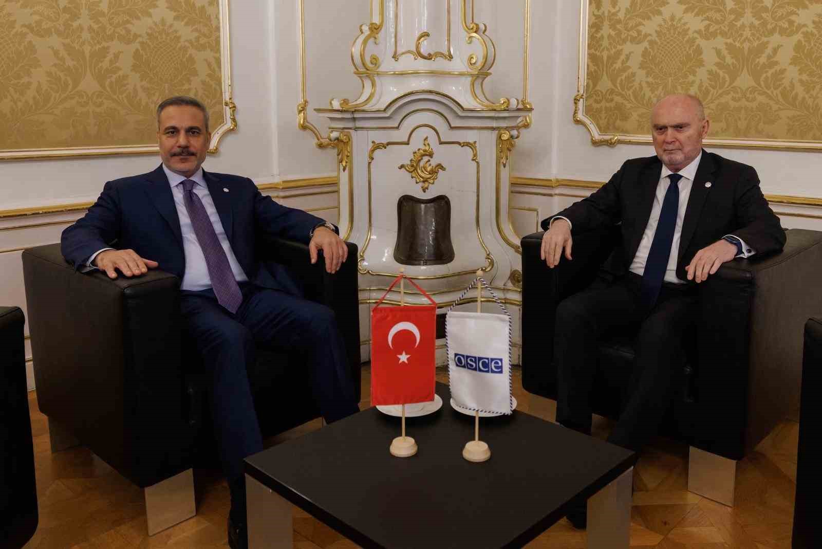 Bakan Fidan, AGİT Genel Sekreteri Sinirlioğlu ile görüştü
