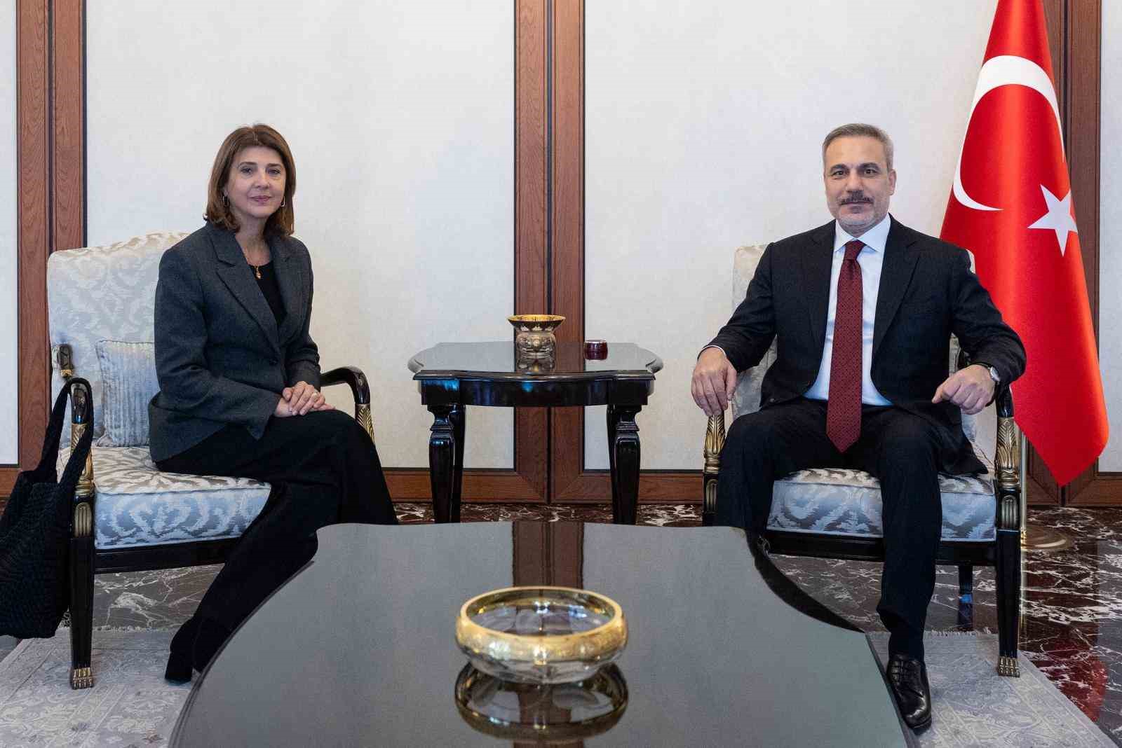 Bakan Fidan, BM Genel Sekreteri’nin Kıbrıs Şahsi Temsilcisi’ni kabul etti
