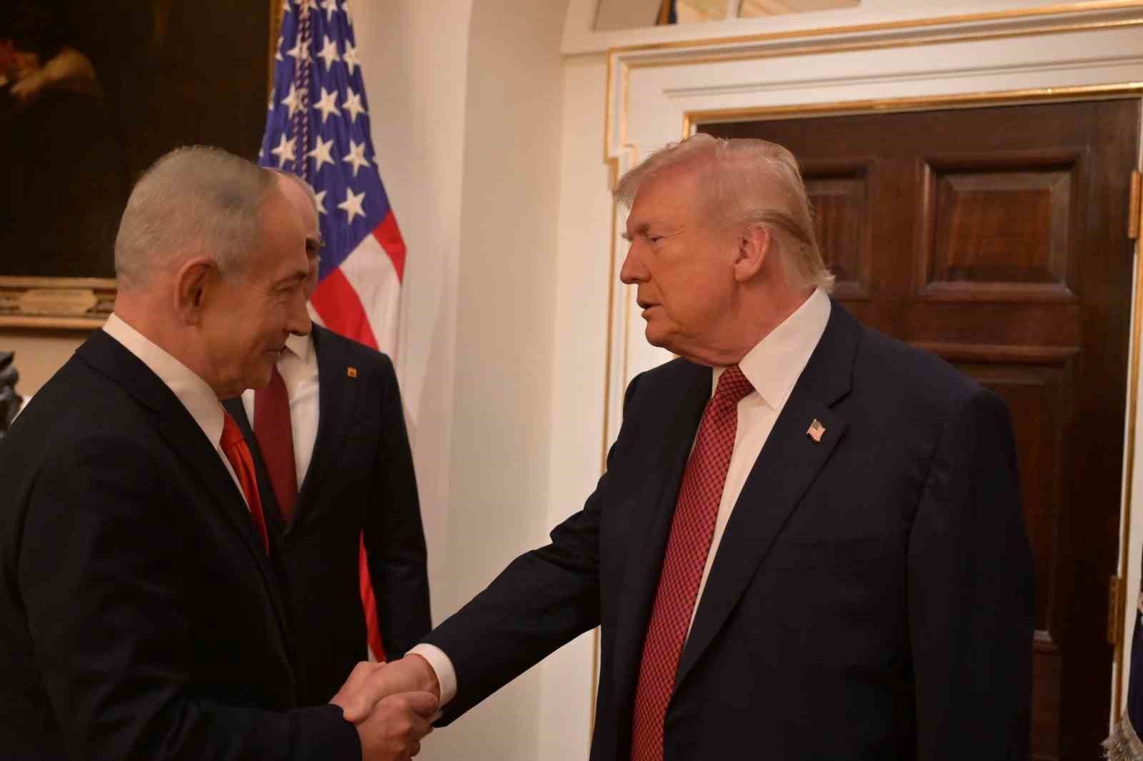 İsrail: "(Trump-Netanyahu görüşmesi) İki lider, yakın temasın sürdürülmesi konusunda mutabık kaldı"
