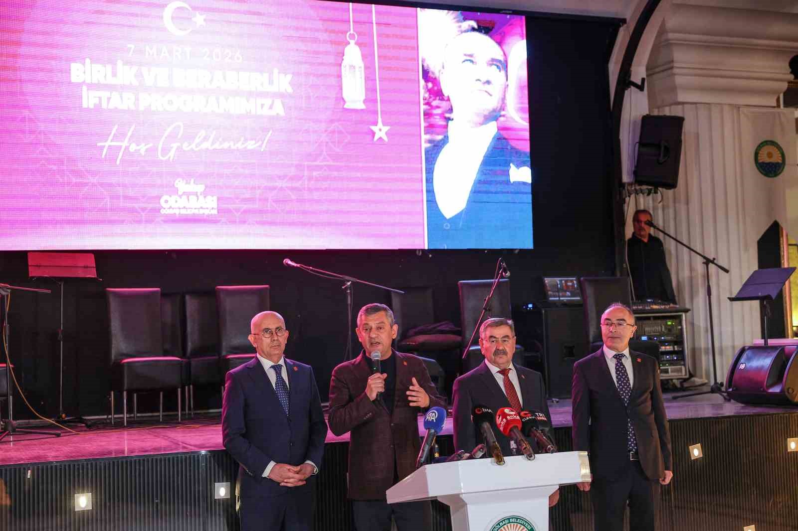 CHP Genel Başkanı Özel: "Trump’ın kurduğu düzen, yeni dünya düzeni olamaz"
