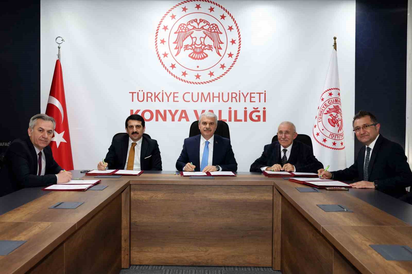 Karapınar’a yapılacak anaokulunun protokolü imzalandı
