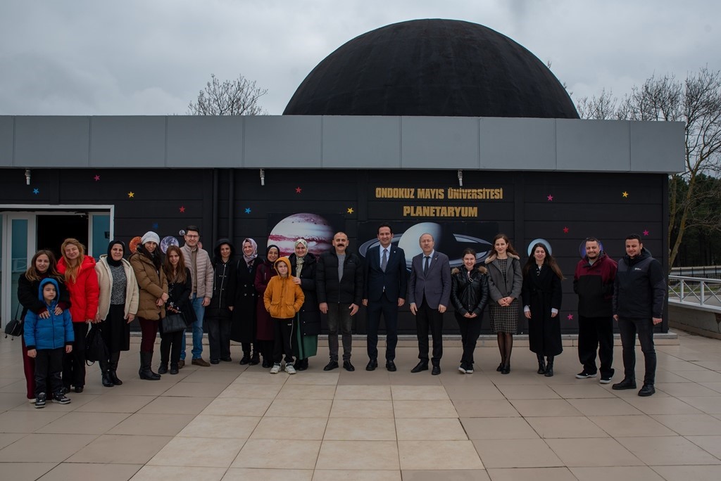 OMÜ Planetaryum’da personele uzay yolculuğu yaşatan sunum
