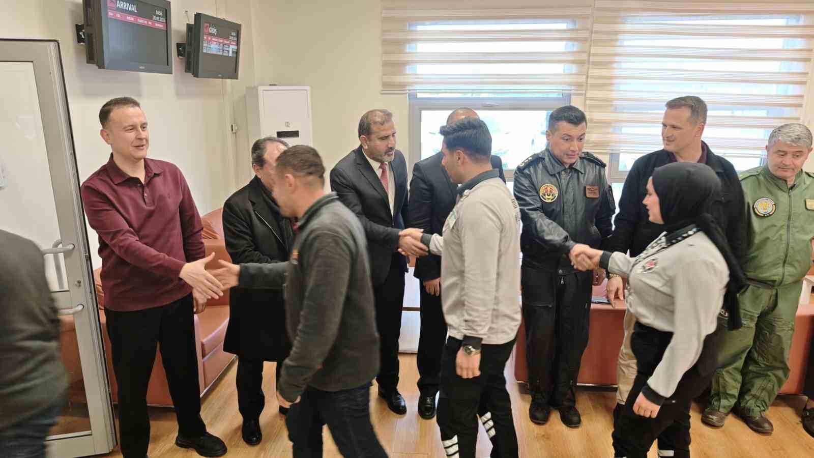 Şırnak Şerafettin Elçi Havalimanında bayramlaşma töreni
