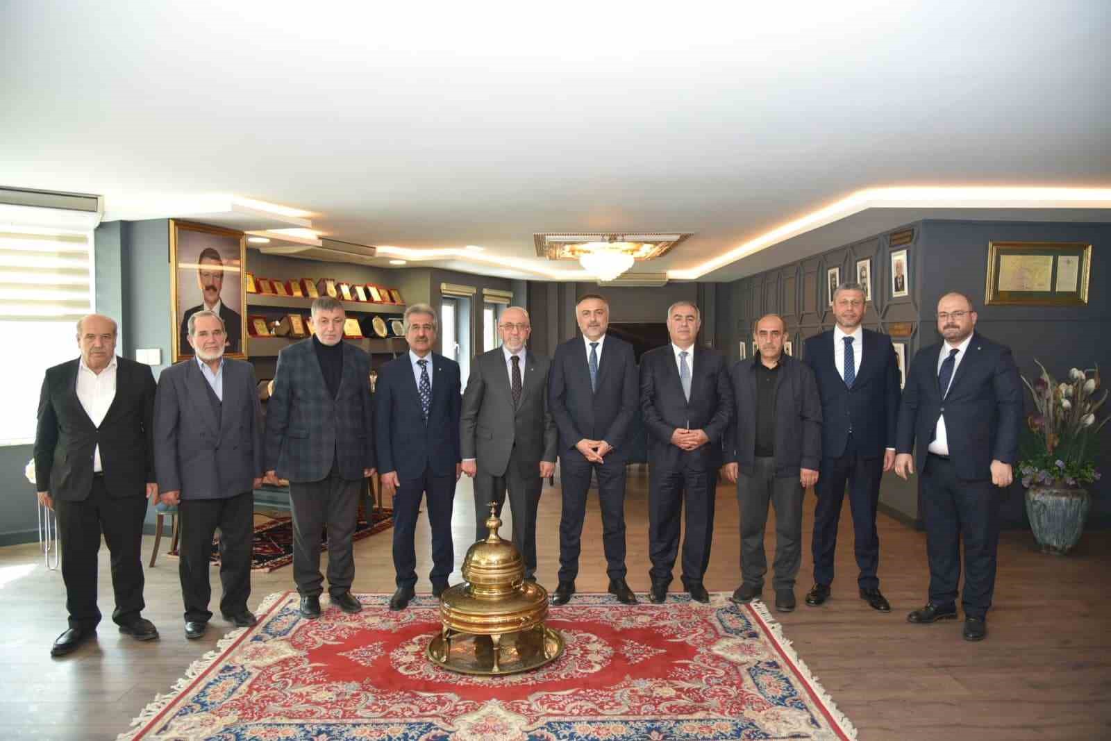 Gıda ve Kontrol Genel Müdürü Dilber, Başkan Dumandağ ile bir araya geldi
