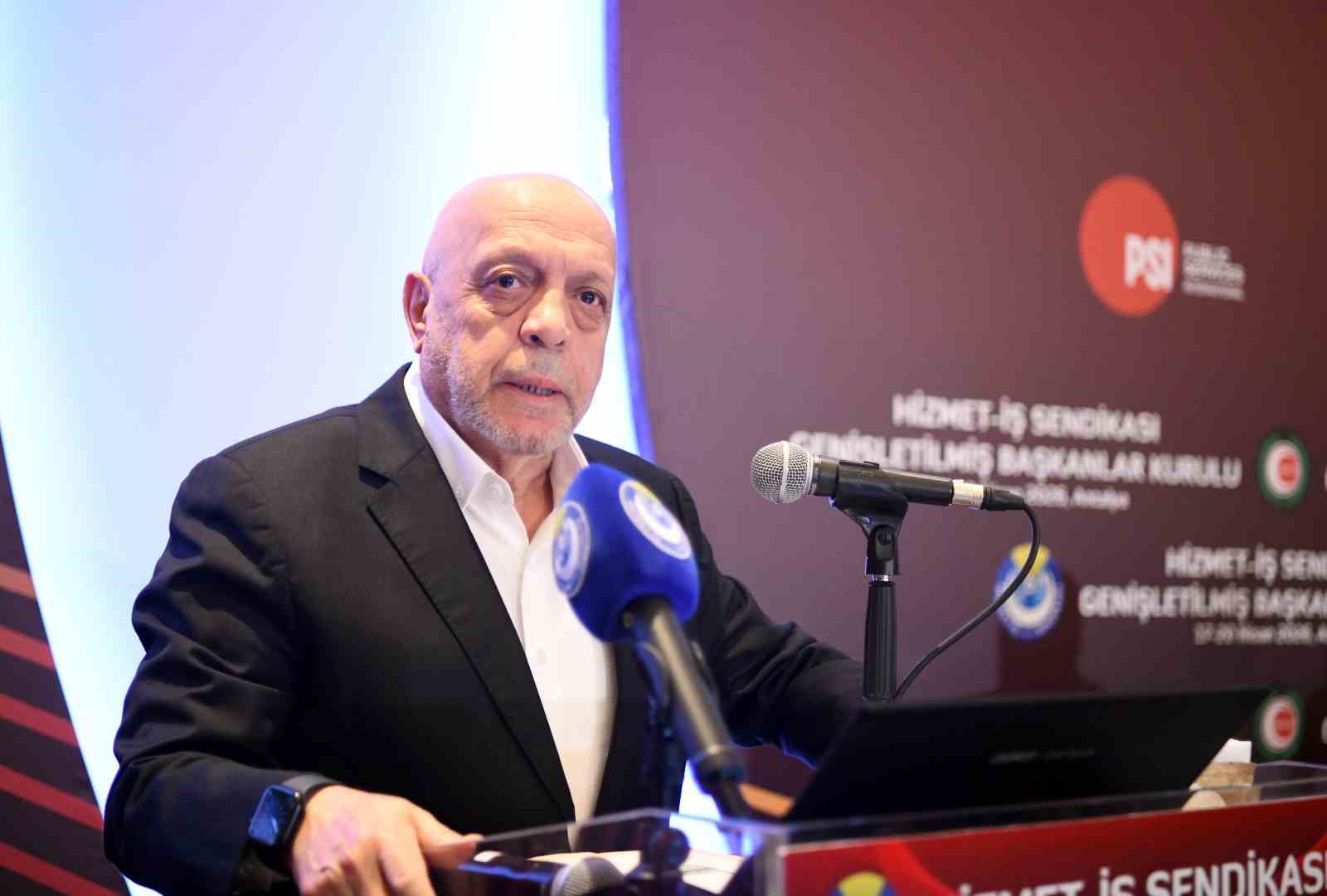 HAK-İŞ Genel Başkanı Mahmut Arslan: "Vergi sisteminin baştan sona değiştirilmesi gerekiyor"
