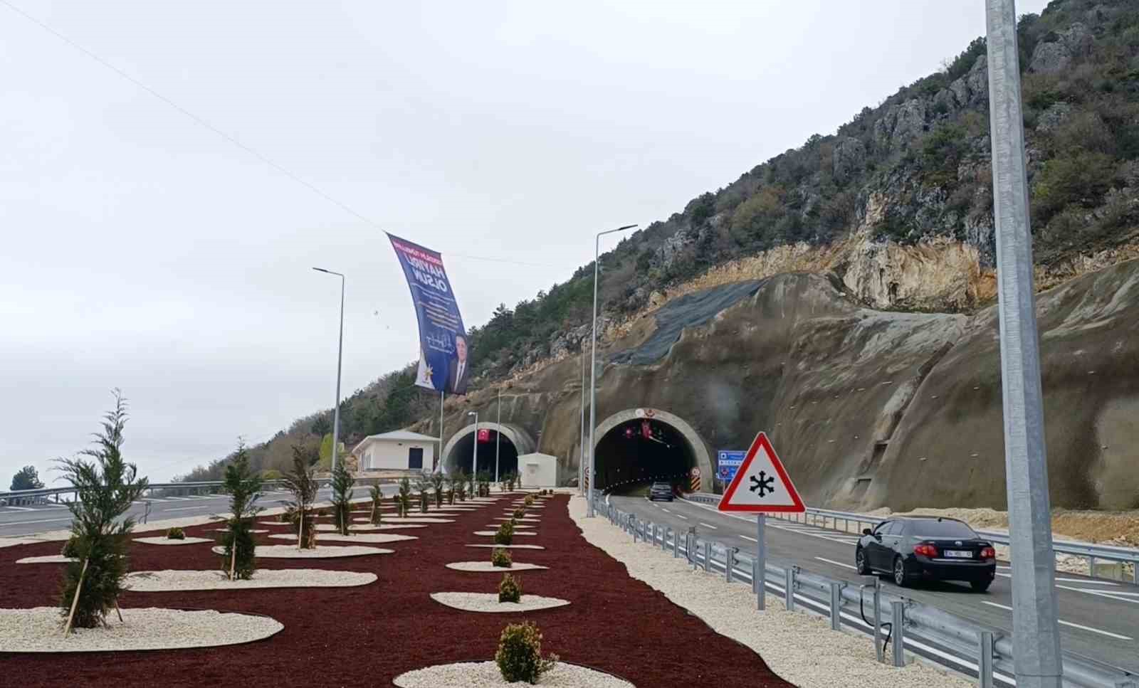 Karadeniz’i İç Anadolu’ya bağlayan Kırkdilim Tünelleri trafiğe açıldı

