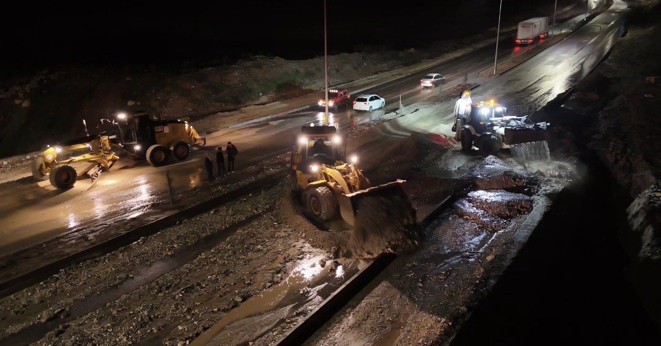 Adıyaman’da şiddetli yağış heyelana neden oldu
