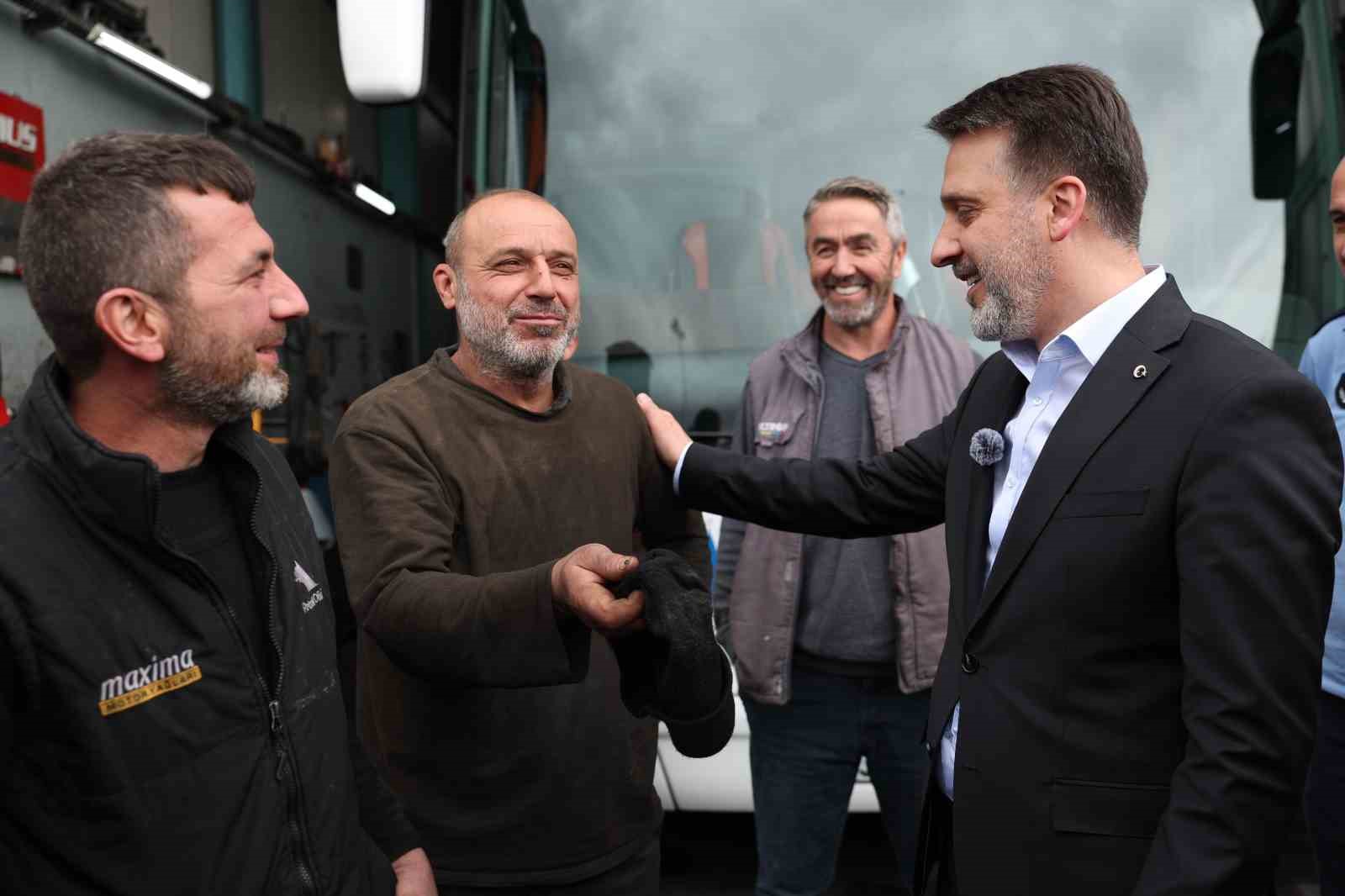 Başkan Vekili Biba’dan 1 Mayıs’ta görev başındaki emekçilere ziyaret
