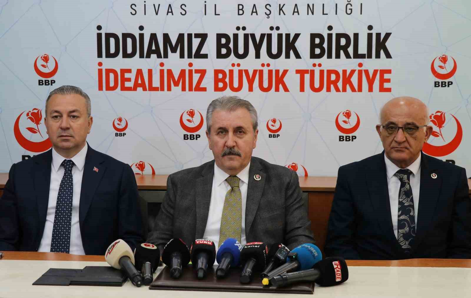 BBP Genel Başkanı Destici: "Türkiye tehdit edilemez"
