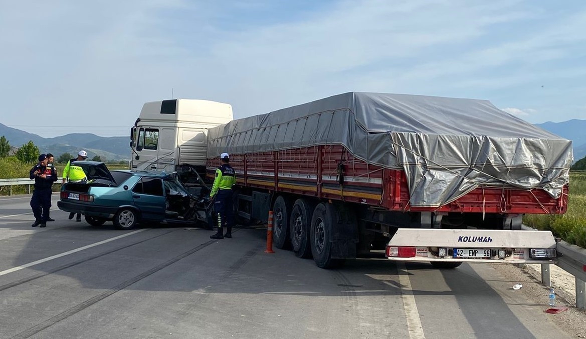 Bozdoğan Nazilli karayolunda kaza: 1 yaralı
