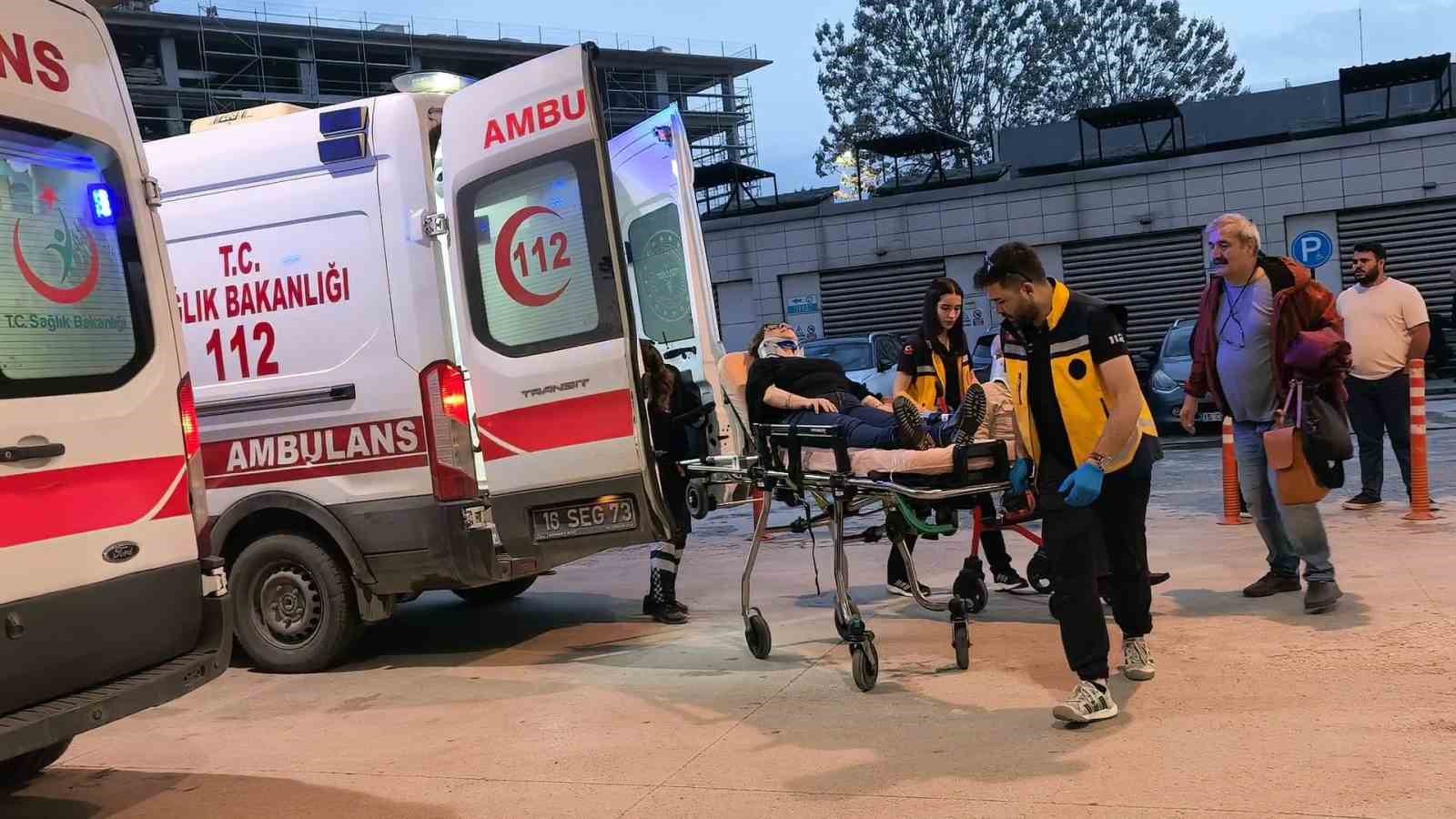 Bursa’da feci kaza: 2 yaralı
