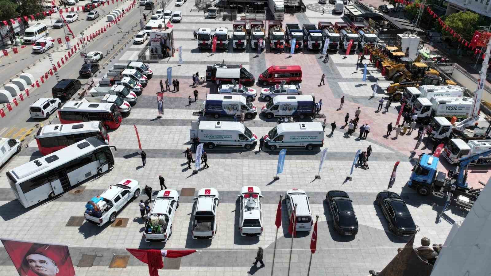 Manisa’ya 376 araçlık dev filo
