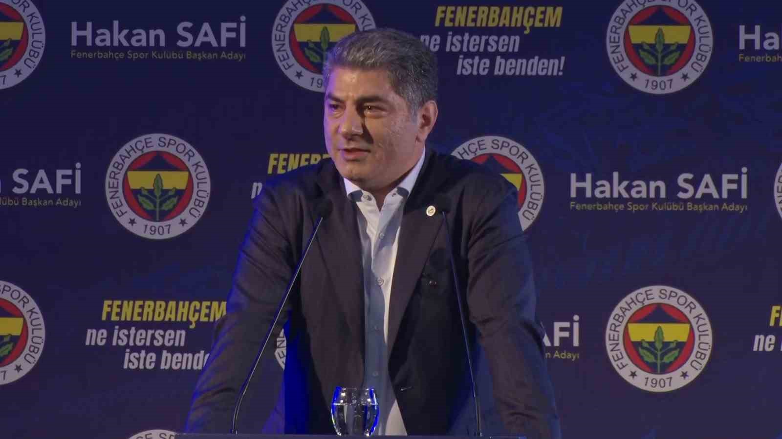 Hakan Safi: "Fenerbahçe’nin şanlı tarihini tekrar geri getireceğiz"
