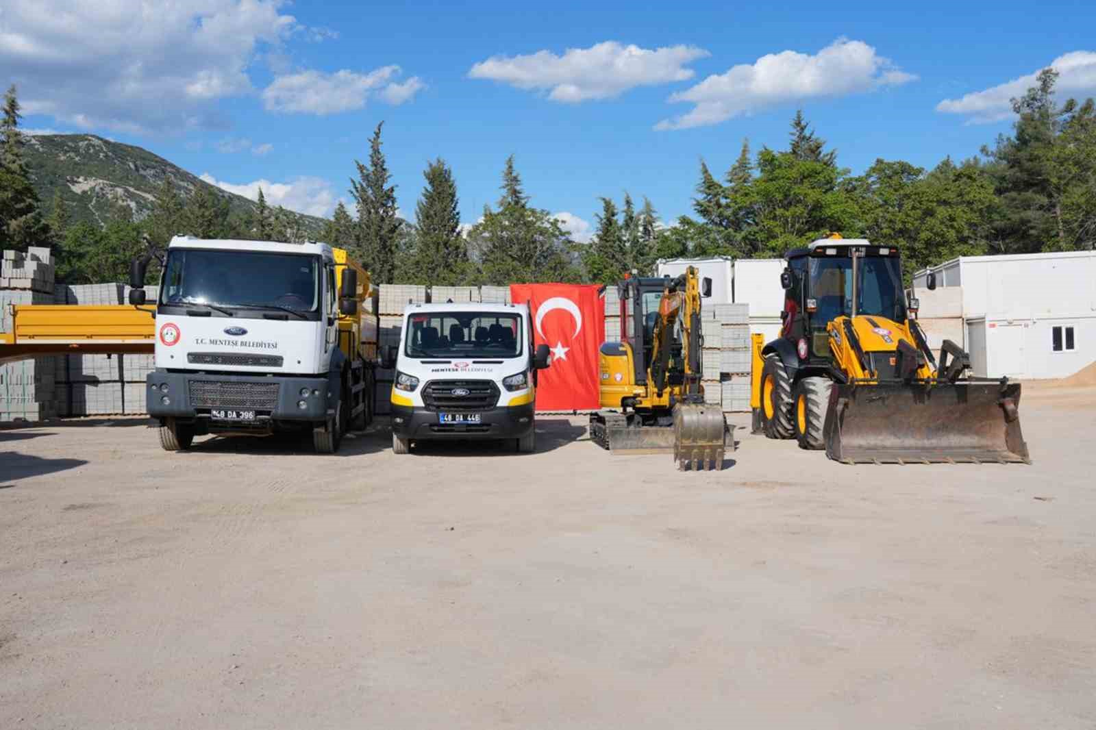 Menteşe Belediyesi’nin araç filosu güçleniyor
