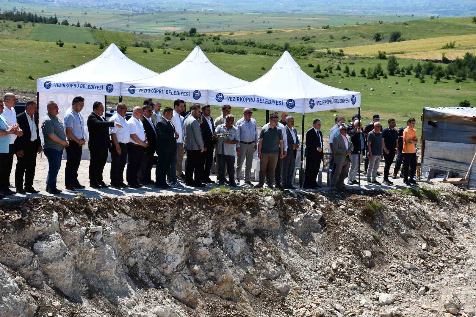 Vezirköprü OSB’de ilk temel heyecanı
