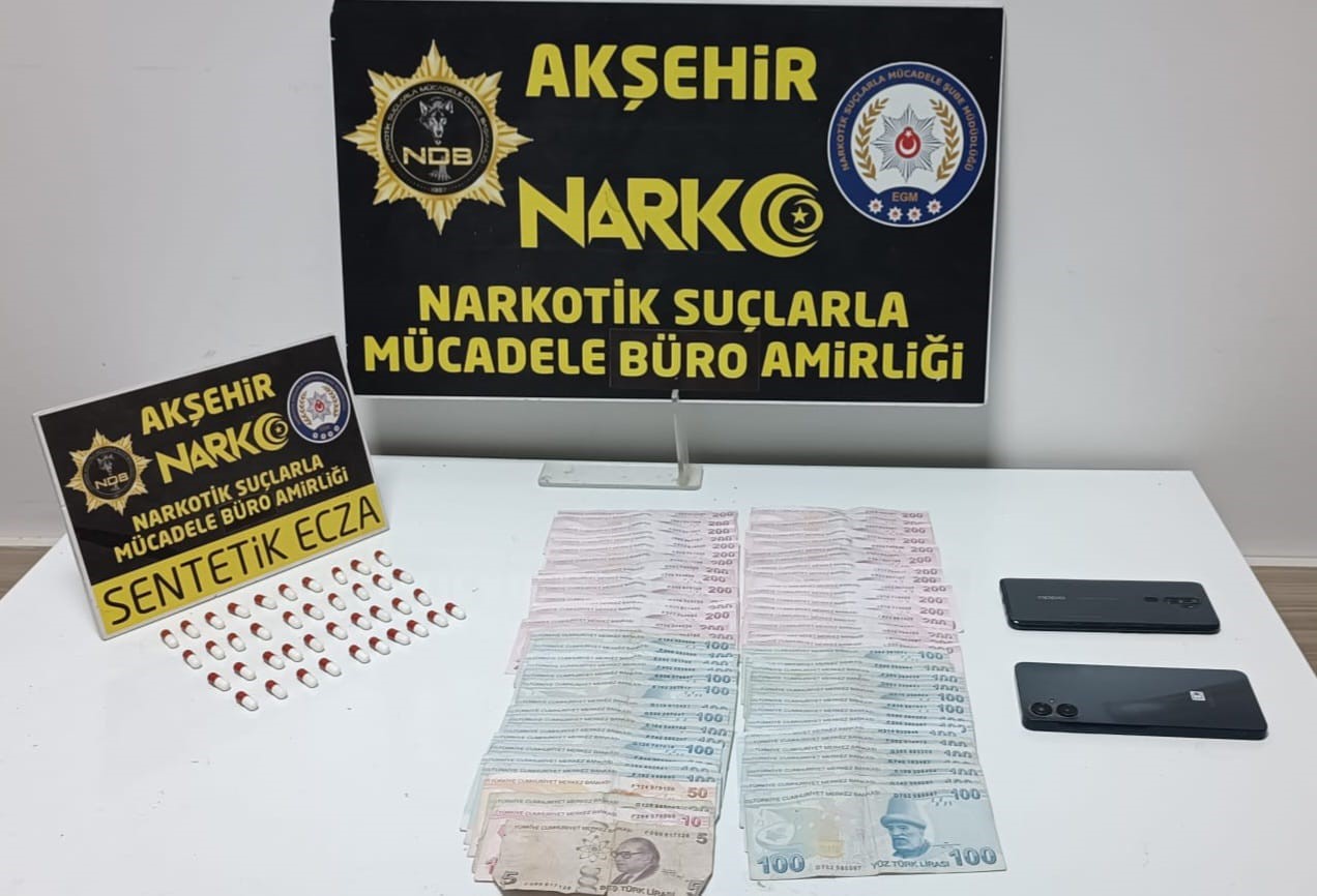 Akşehir’de uyuşturucu operasyonu: 1 tutuklama
