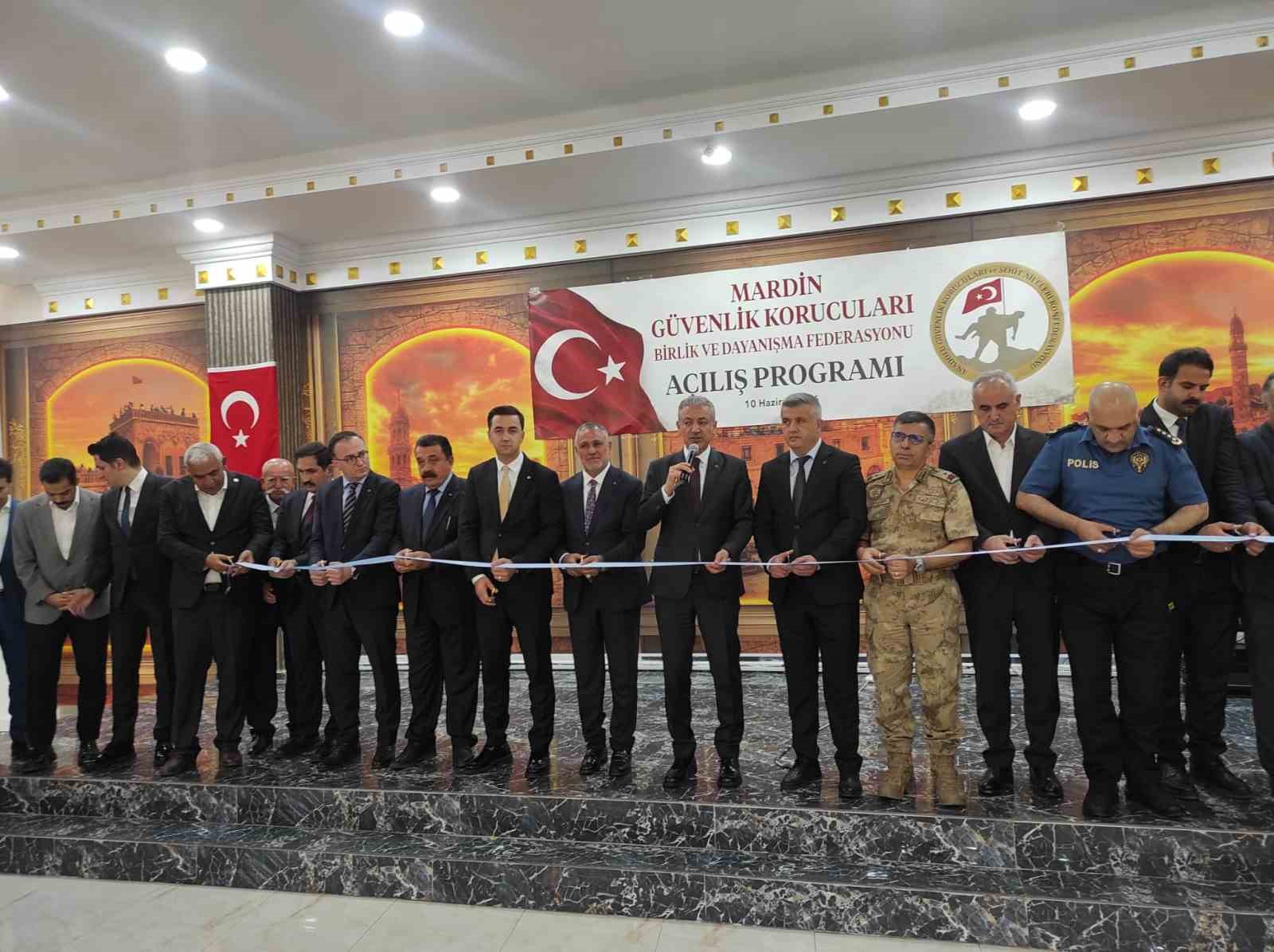 Mardin Güvenlik Korucuları Birlik ve Dayanışma Federasyonu kuruldu
