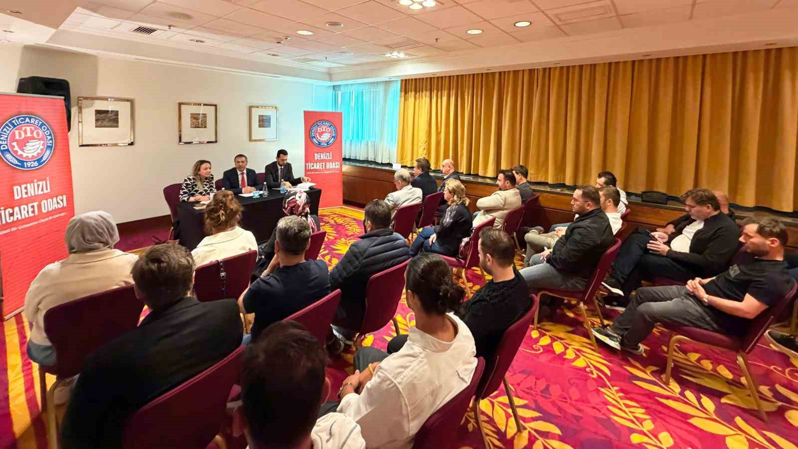 DTO heyetindeki Denizlili iş insanlarına Polonya pazarı tanıtıldı
