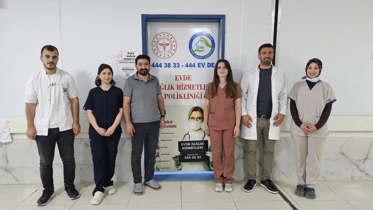 İdil’de yatağa bağımlı hastalara evde diş ve eczacılık hizmeti
