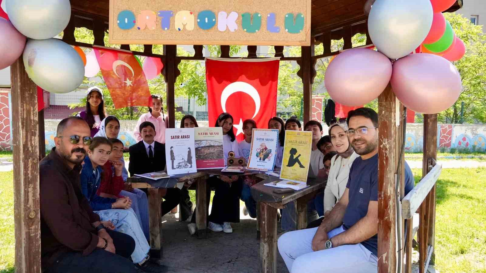 Eleşkirt’te öğrenciler okudukları kitapları sanatla anlattı
