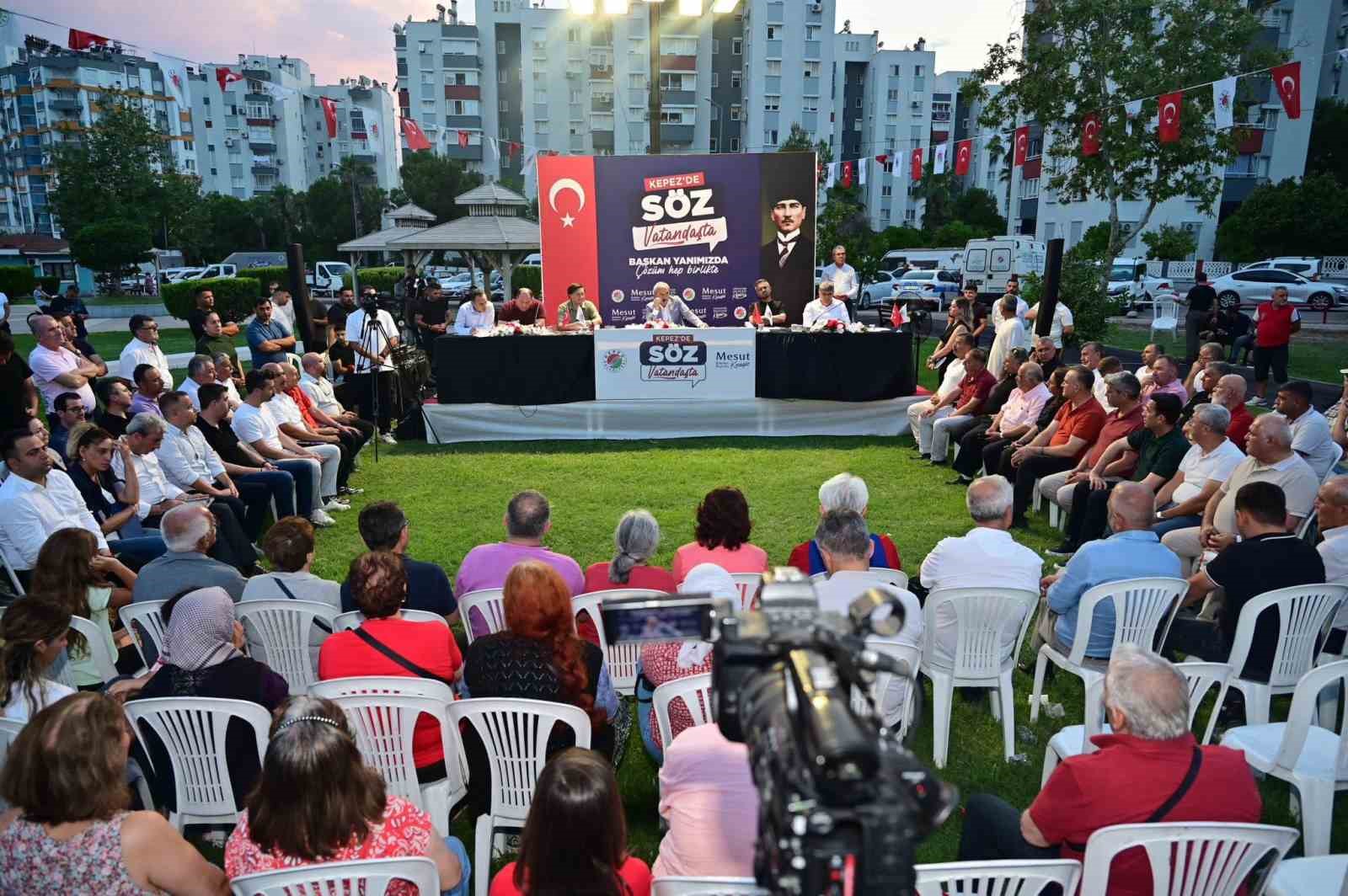 Kepez’de "Söz Vatandaşta" buluşmasının ikincisi düzenlendi

