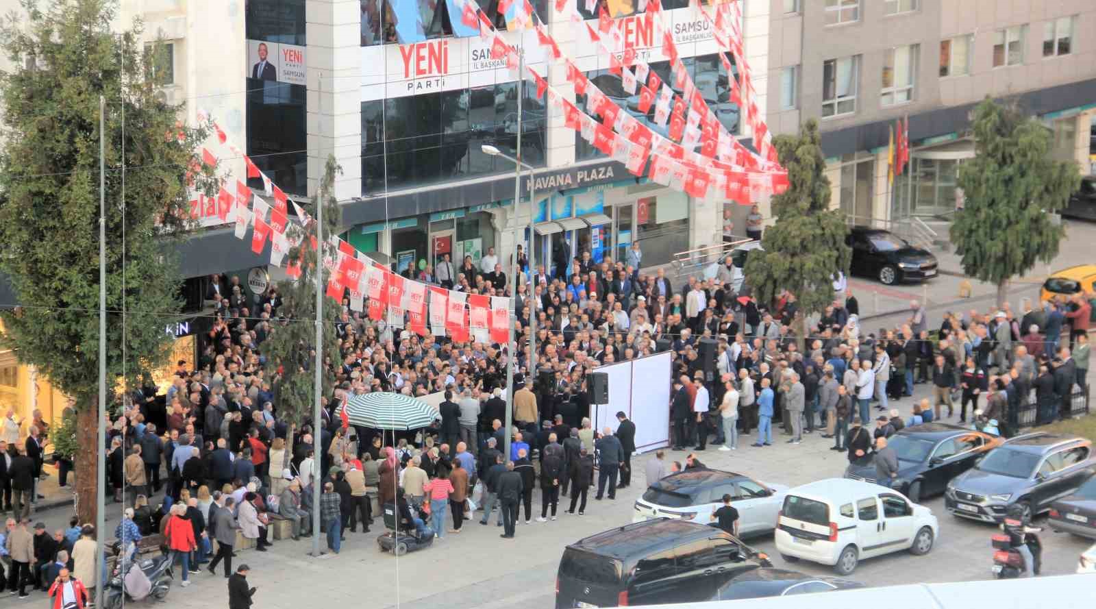 Samsun’da Yeni Parti İl Başkanlığı binası açıldı
