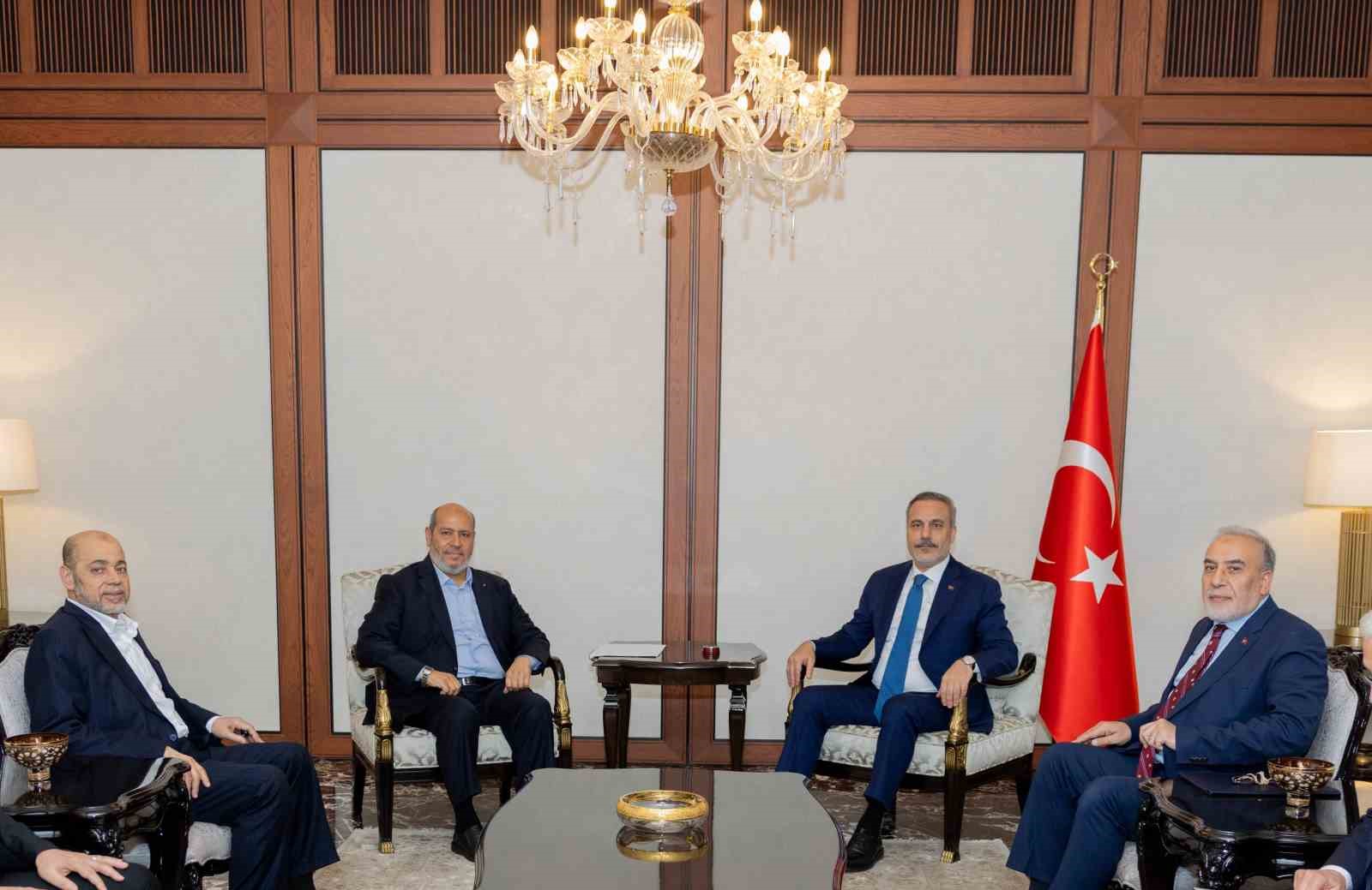 Bakan Fidan Hamas heyeti ile bir araya geldi
