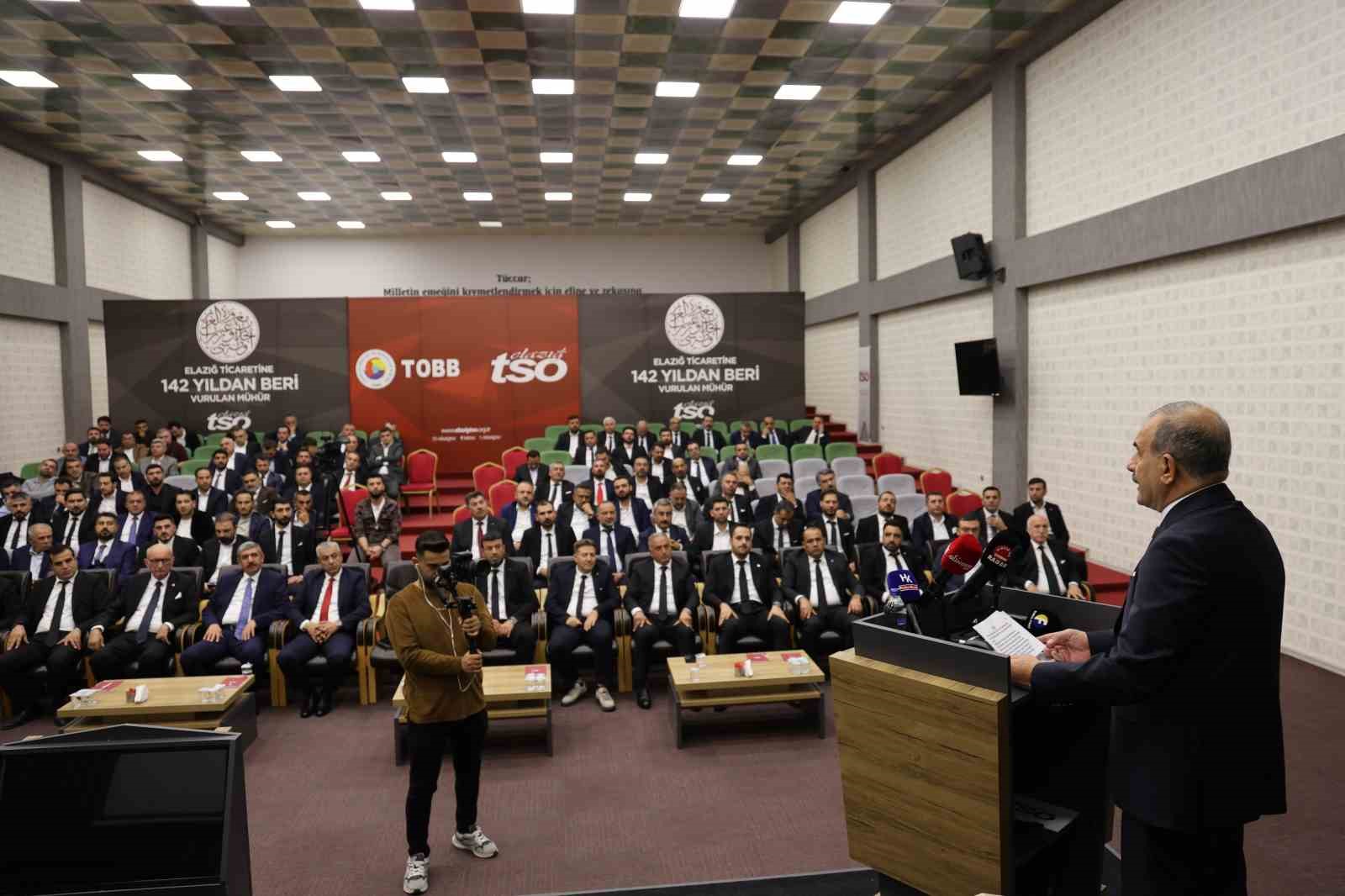 Elazığ TSO Başkanı Alan: "Bana oy vermeyen üyem de benim üyemdir, canımdır, ciğerimdir"
