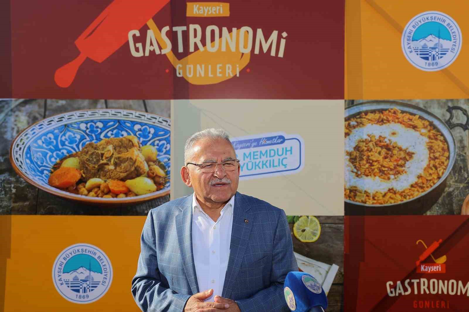 Kayseri Gastronomi Günleri’nde ev hanımları ve minik şefler yarışacak
