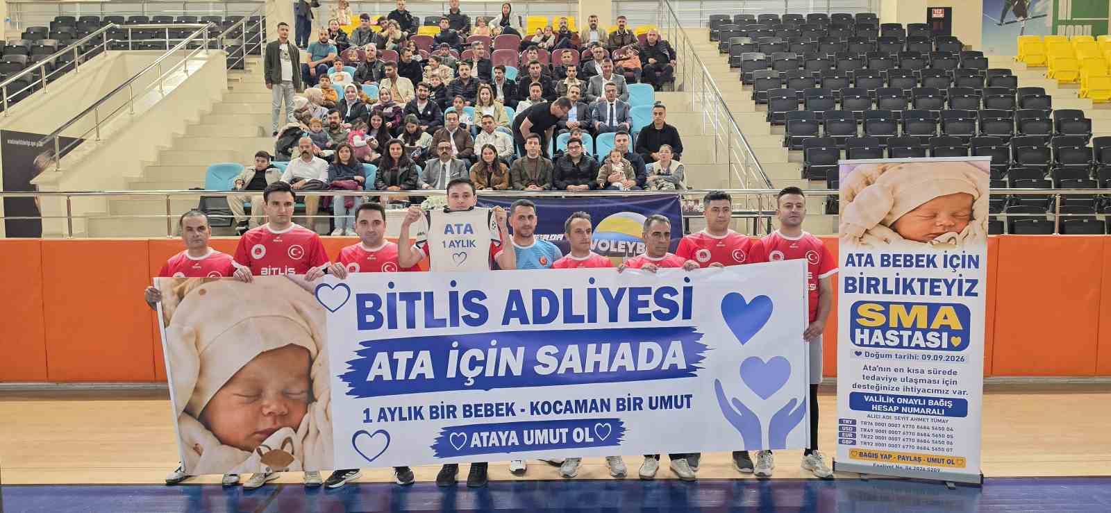 Bitlis Adliyesi, SMA hastası Ata bebek için sahaya çıktı
