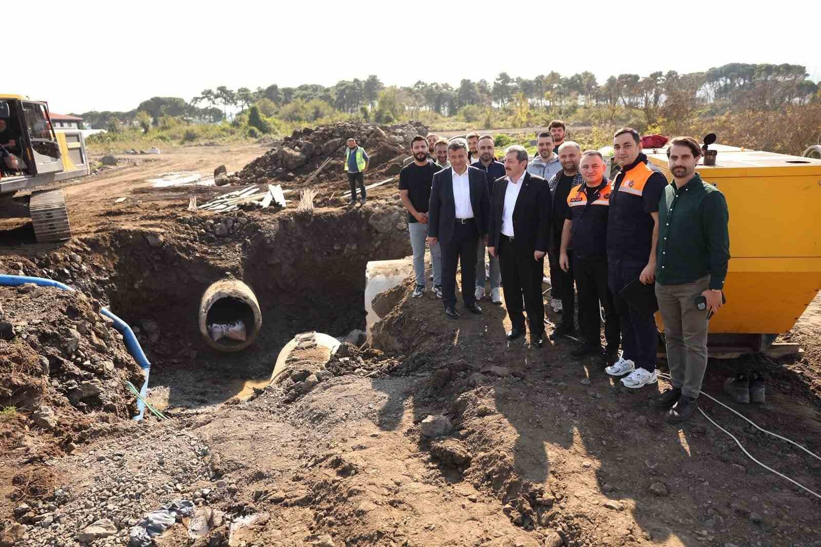 Samsun Teknoloji OSB’nin yol ve altyapı çalışmaları değerlendirildi
